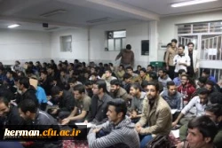 نشست صمیمی سرپرست و کارشناسان حوزه مدیریت امور پردیس های استان کرمان با دانشجویان پردیس شهید باهنر و خواجه نصیر کرمان