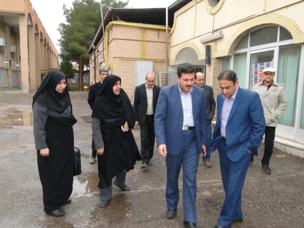 بازدید شهردار کرمان و مدیرکل امور اجتماعی استانداری و نماینده میراث فرهنگی از پردیسهای دانشگاه فرهنگیان کرمان