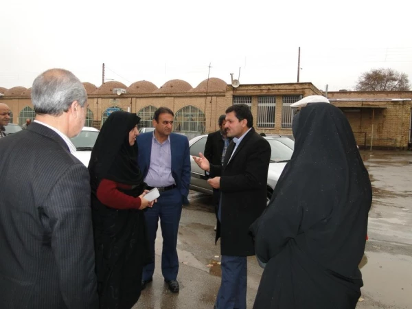 بازدید شهردار کرمان و مدیرکل امور اجتماعی استانداری و نماینده میراث فرهنگی از پردیسهای دانشگاه فرهنگیان کرمان