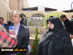 انجام مراسم غرس نهال به مناسبت هفته منابع طبیعی توسط استاندار در دانشگاه فرهنگیان کرمان