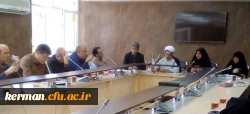 برگزاری جلسه شورای اداری  کارکنان پردیس شهید باهنر با حضور ریاست دانشگاه فرهنگیان کرمان