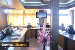 جلسه شورای مدیریت امور پردیس های دانشگاه فرهنگیان استان کرمان