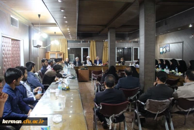 نشست صمیمانه دکتر قنبری معاون دانشجویی سازمان مرکزی دانشگاه فرهنگیان با تشکل های دانشجویی ، شوراهای صنفی – رفاهی و سرپرستان شبانه روزی پردیس های استان کرمان