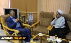 ملاقات آقای دکتر توان با آقای مهندس توحیدی فرماندار محترم کرمان