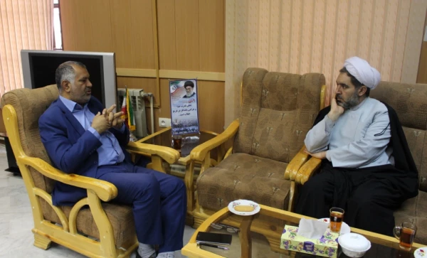 ملاقات آقای دکتر توان با آقای مهندس توحیدی فرماندار محترم کرمان