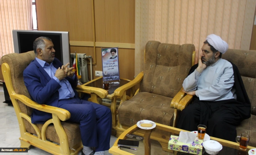 ملاقات آقای دکتر توان با آقای مهندس توحیدی فرماندار محترم کرمان