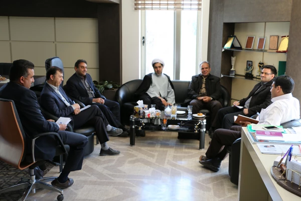 ملاقات آقای دکتر توان با آقای دکتر رودری ریاست سازمان برنامه و بودجه استان