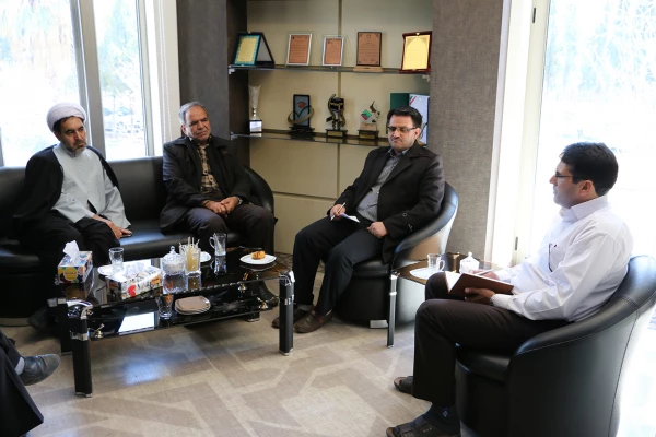 ملاقات آقای دکتر توان با آقای دکتر رودری ریاست سازمان برنامه و بودجه استان