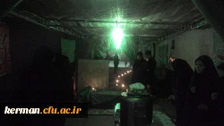 مراسم سوگواری به مناسبت ایام شهادت حضرت زهرا در نمازخانه پردیس شهیدباهنر برگزار گردید.