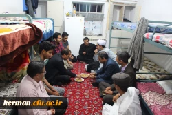 بازدید آقای دکتر توان از سراهای دانشجویی