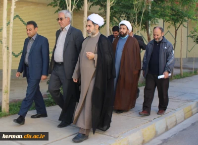 هم اکنون بازدید مدیر کل امور زندان های استان کرمان و همراهان از دانشگاه فرهنگیان