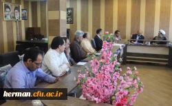 برگزاری شورای آموزشی دانشگاه فرهنگیان استان با حضور جناب آقای دکتر موسی پور