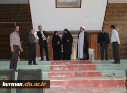 بازدید دکتر توان و همراهان از پردیس شهید باهنر