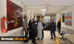 بازدید دکتر توان و همراهان از پردیس شهید باهنر