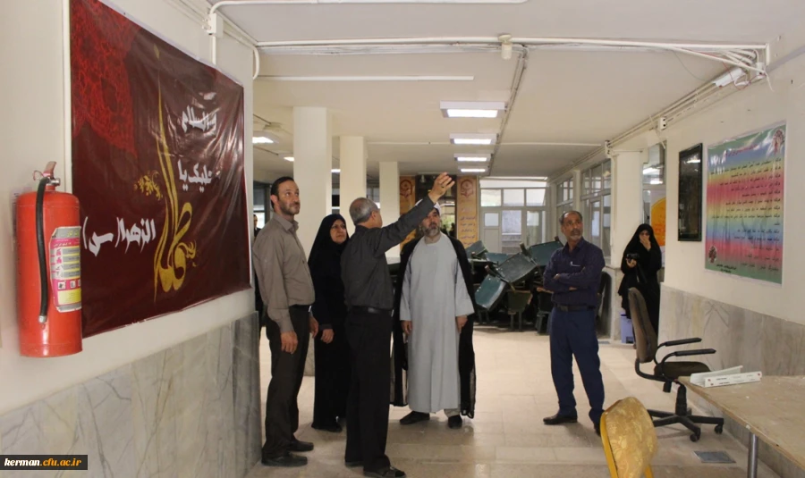 بازدید دکتر توان و همراهان از پردیس شهید باهنر