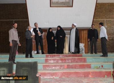 بازدید دکتر توان و همراهان از پردیس شهید باهنر (خواهران)