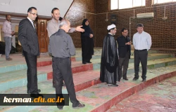 بازدید دکتر توان و همراهان از پردیس شهید باهنر