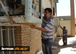 بازدید دکتر توان و همراهان از پردیس شهید باهنر