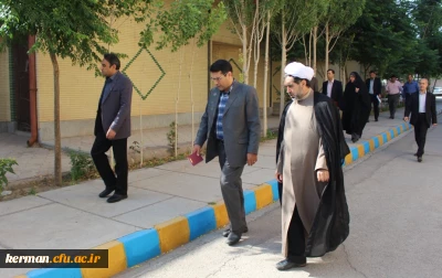 بازدید دکتر رودری ریاست سازمان مدیریت و برنامه ریزی استان از دانشگاه فرهنگیان استان کرمان