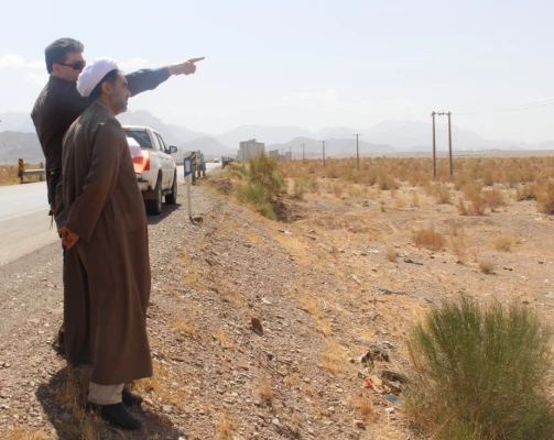 بازدید از زمین ساختمان جدید دانشگاه