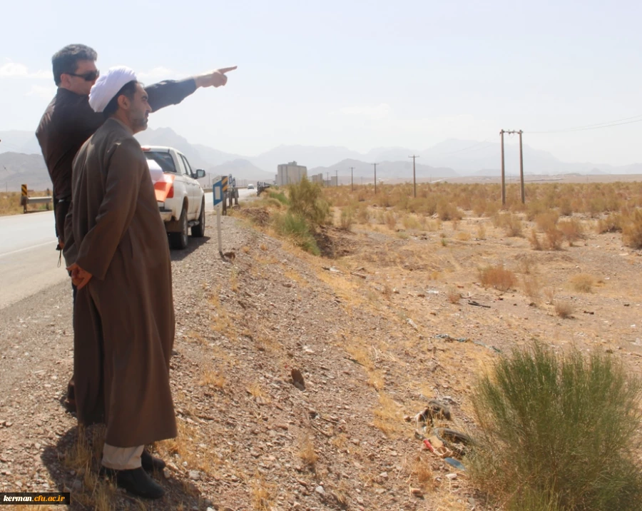 بازدید از زمین ساختمان جدید دانشگاه