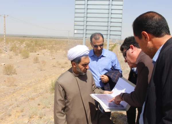 بازدید از زمین ساختمان جدید دانشگاه