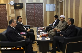 دیدار مدیر شعب بانک تجارت استان با ریاست دانشگاه فرهنگیان استان