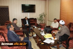 دیدار ریاست دانشگاه و شهردار کرمان