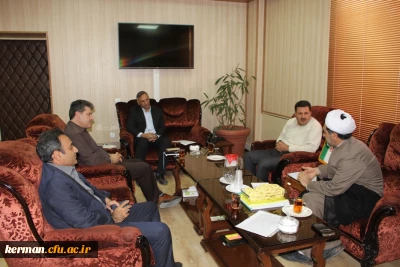 دیدار ریاست دانشگاه فرهنگیان استان و شهردار کرمان