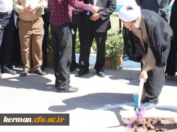 مراسم کلنگ زنی پروژه سردر دانشگاه