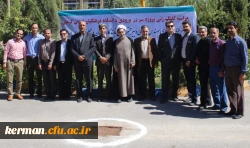 مراسم کلنگ زنی پروژه سردر دانشگاه