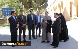 بازدید مهندس اسدی کرم و دکتر توان از روند تعمیرات و بازسازی در پردیس شهید باهنر