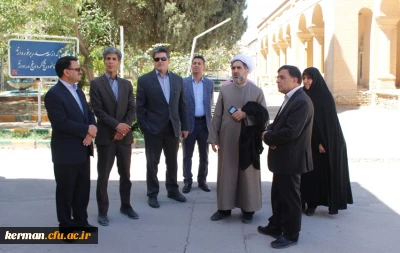 بازدید مهندس اسدی کرم و دکتر توان از روند تعمیرات و بازسازی در ساختمان های اداری و خوابگاه های پردیس شهید باهنر