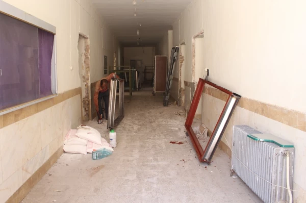 ادامه یافتن تعمیرات و بازسازی دانشگاه