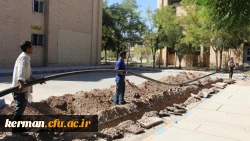 ادامه یافتن تعمیرات و بازسازی دانشگاه