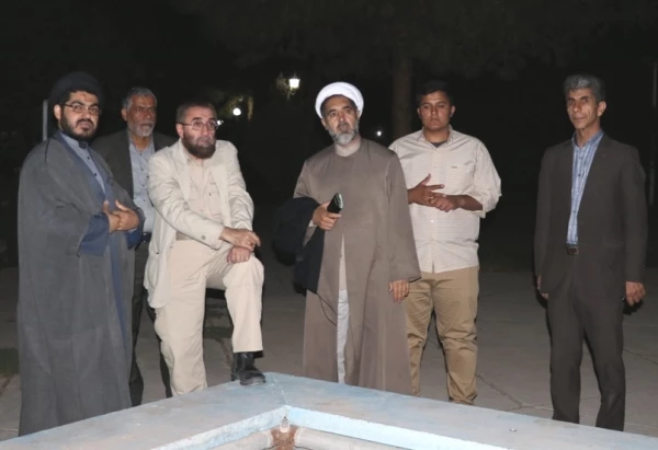 مشخص نمودن محل تدفین پیکر دو شهید گمنام