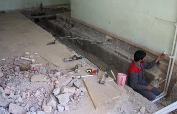 ادامه روند بازسازی و تعمیرات