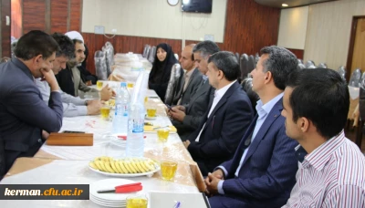 دیدار مدیر کل آموزش و پرورش و ریاست دانشگاه فرهنگیان استان