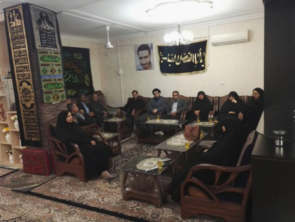 دیدار با خانواده شهید مغفوری