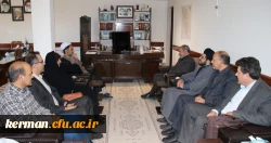 حضور در دانشگاه آزاد اسلامی کرمان به مناسبت انتصاب دکتر منظری توکلی به سمت ریاست این دانشگاه