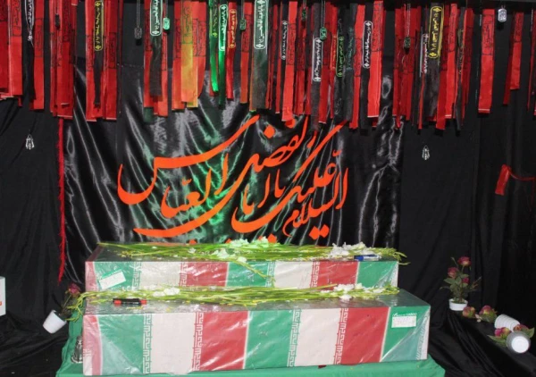 مراسم شب وداع با دو شهید گمنام