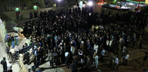 مراسم شب وداع با دو شهید گمنام