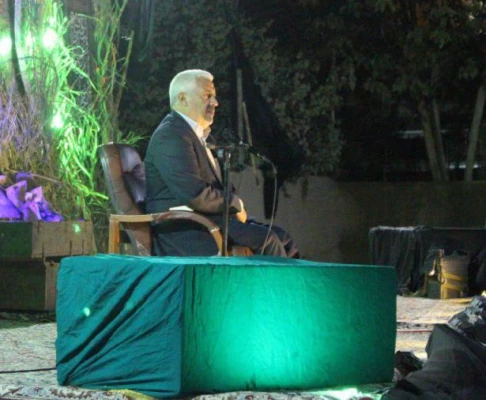 مراسم شب وداع با دو شهید گمنام