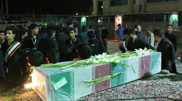 مراسم شب وداع با دو شهید گمنام