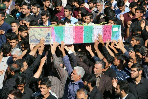 مراسم تشییع و تدفین پیکر پاک و مطهر شهدای گمنام