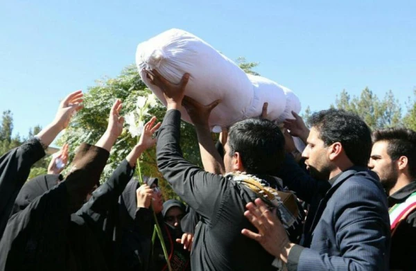 مراسم تشییع و تدفین پیکر پاک و مطهر شهدای گمنام