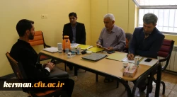 بازدید دکتر توان  از مراحل مصاحبه استخدام پیمانی آموزش و پرورش