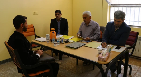 بازدید دکتر توان  از مراحل مصاحبه استخدام پیمانی آموزش و پرورش