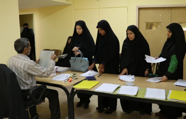 بازدید دکتر توان  از مراحل مصاحبه استخدام پیمانی آموزش و پرورش