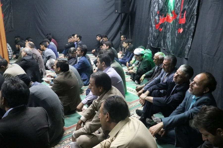 مراسم هفتمین روز تدفین شهدای گمنام